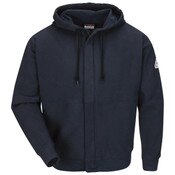 Men's Fleece FR Zip-Front Hooded Sweatshirt in Navy